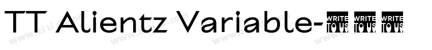 TT Alientz Variable字体转换 TT Alientz Variable字体转换